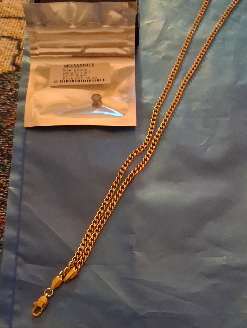 Gold-Tone Men's Curb Chain Necklace - Gold